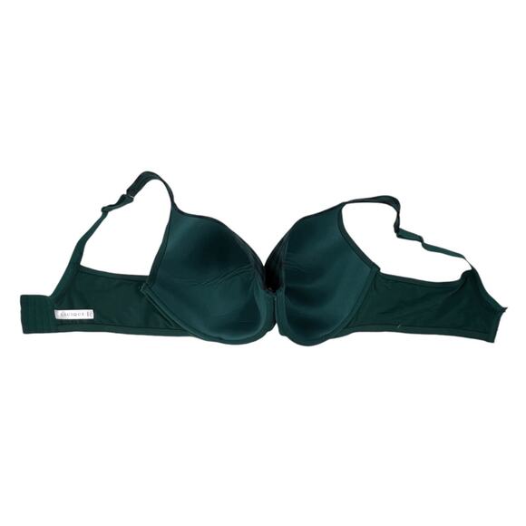 Cacique 46DD Bra Full Coverage Lightly Lined Green Black Check Garden Check - Picture 7 of 11